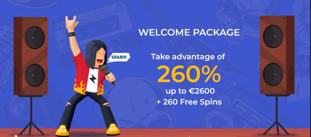 rolling slots welcome bonus