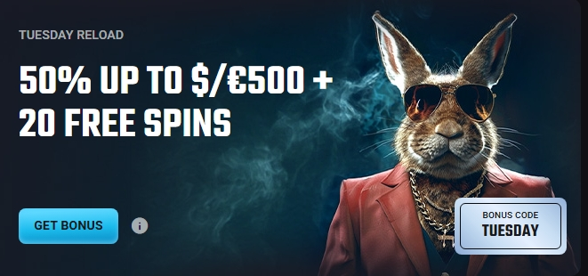 Ponudba torek reload bonusa v PlayMojo Casino