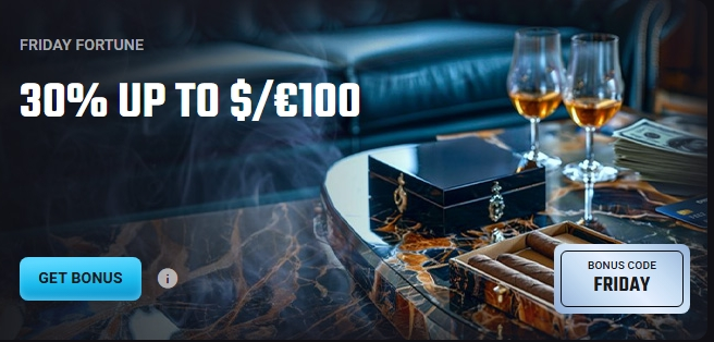 Ponudba petek fortune bonusa v PlayMojo Casino